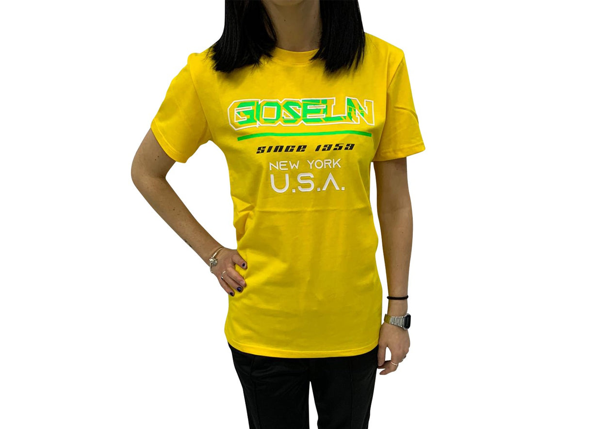 Gioselin T-shirt Usa Giallo