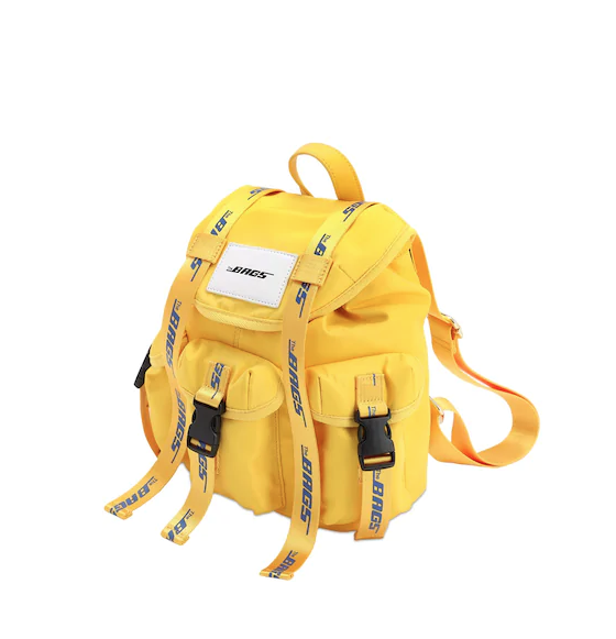 The Bags Zaino In Nylon Giallo Piccolo