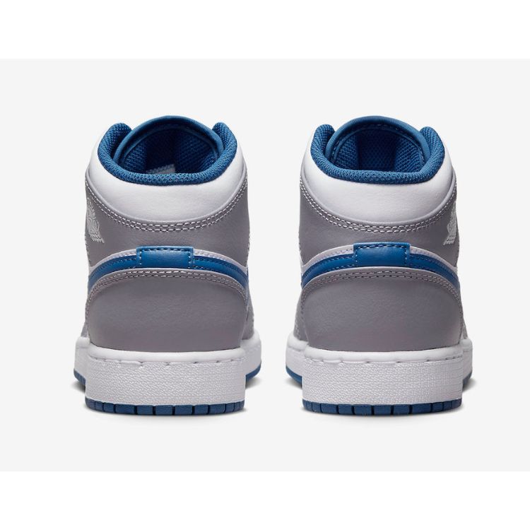Jordan 1 Mid True Blue Cement (GS) Dq8423 014