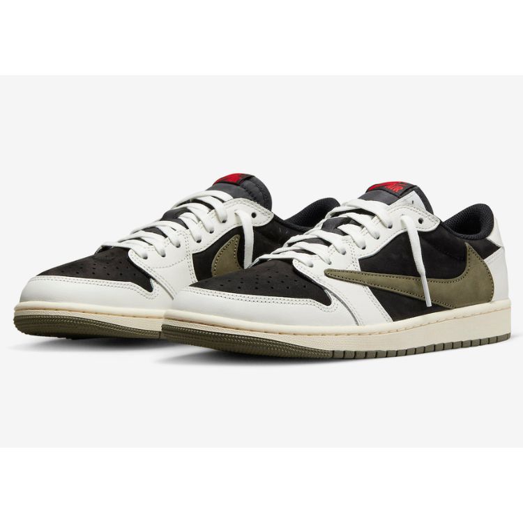 Jordan 1 Retro Low OG SP Travis Scott Olive W DZ4137 106 Gagliotta